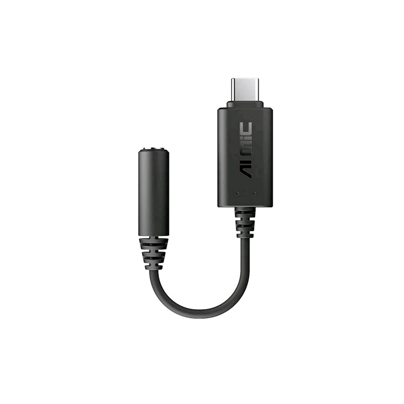 Asus AI Noise-Canceling Mic Adapter with USB-C to 3.5 mm - محول